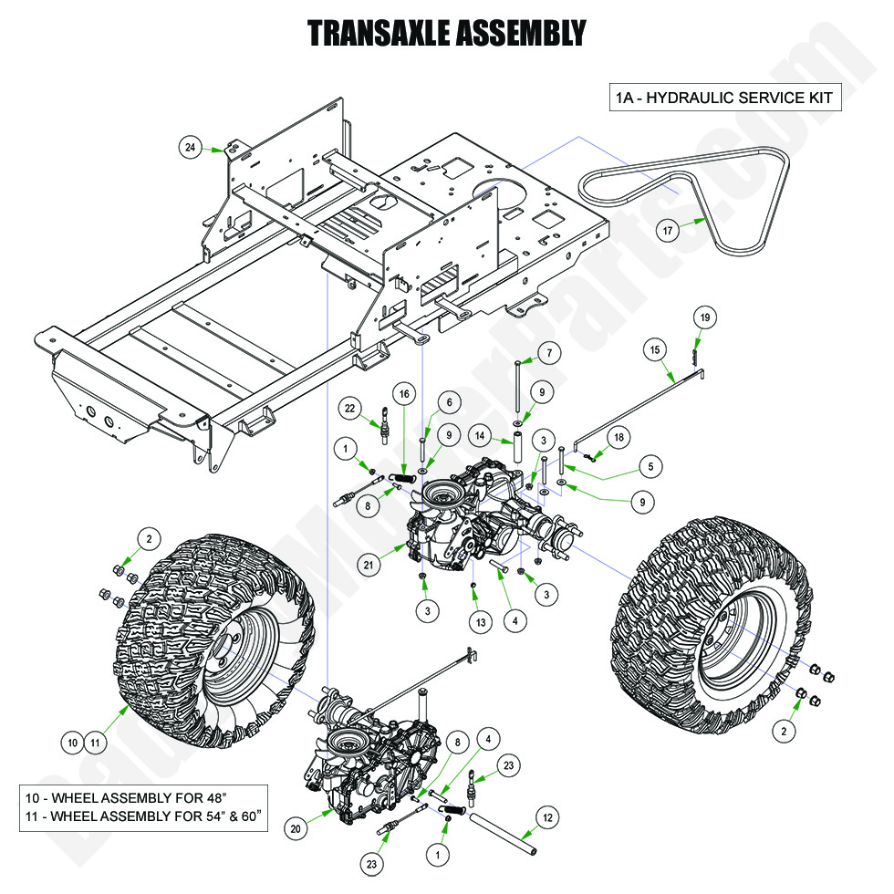 2024 ZT Elite - Transaxle Assembly